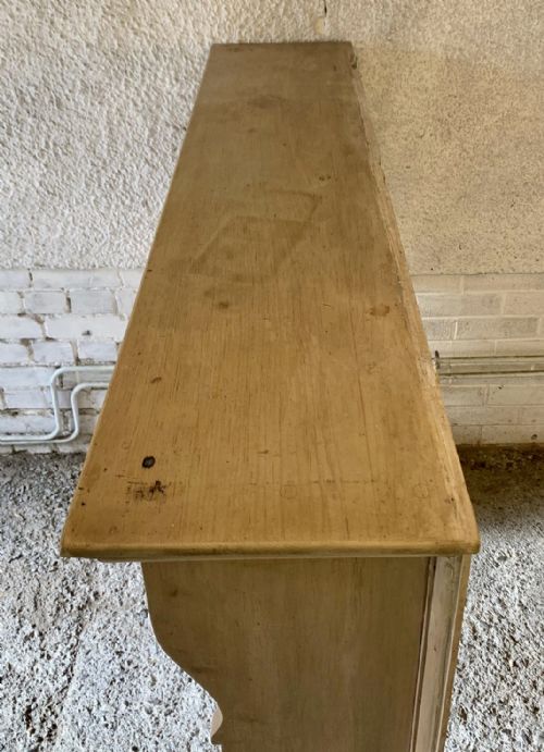 VICTORIAN STRIPPED PINE FIRE SURROUND - ADDITIONAL PHOTO 3