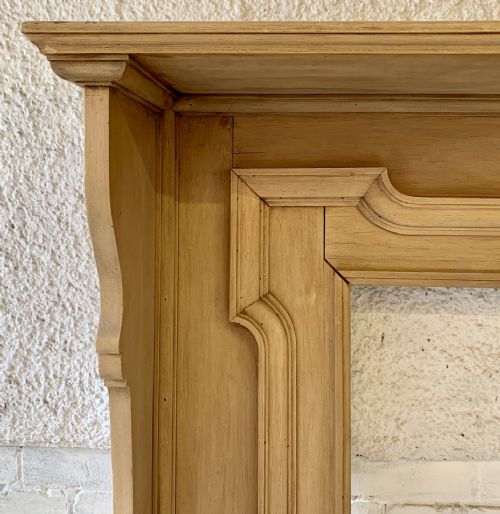 VICTORIAN STRIPPED PINE FIRE SURROUND - ADDITIONAL PHOTO 4