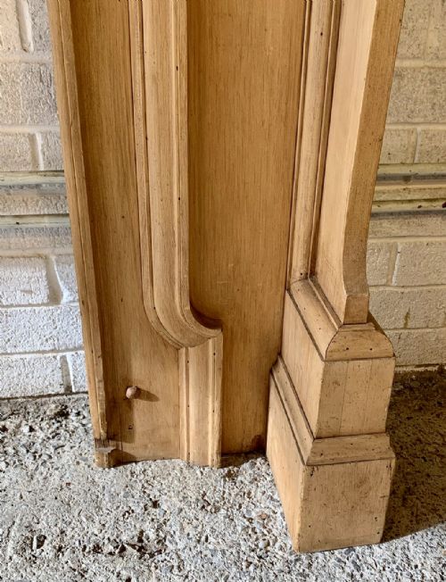VICTORIAN STRIPPED PINE FIRE SURROUND - ADDITIONAL PHOTO 6