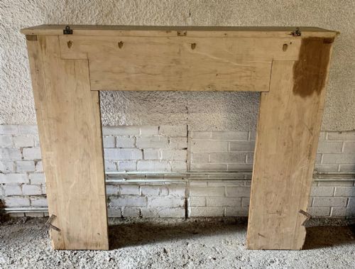 VICTORIAN STRIPPED PINE FIRE SURROUND - ADDITIONAL PHOTO 8