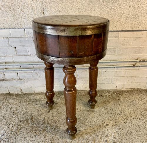 19th century french butchers block - CATEGORY: ANTIQUE MISCELLANEOUS - DATED 19TH CENTURY