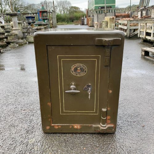 early 20th century safe by samuel withers and co complete with original external door key - CATEGORY: ANTIQUE MISCELLANEOUS - DATED 1920