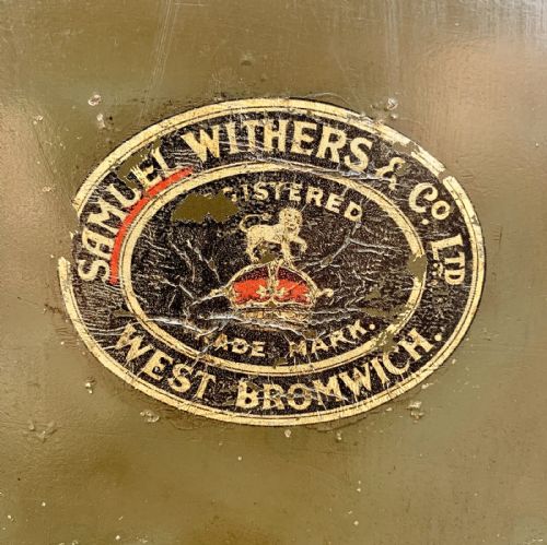 EARLY 20TH CENTURY SAFE BY SAMUEL WITHERS AND CO COMPLETE WITH ORIGINAL EXTERNAL DOOR KEY - ADDITIONAL PHOTO 5