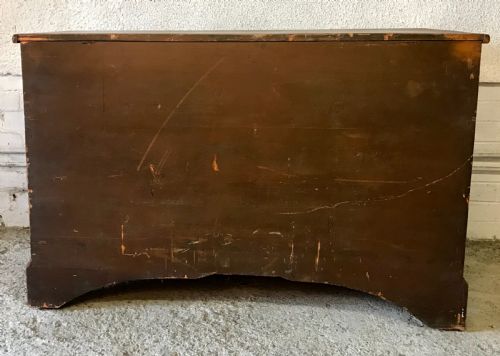 19TH CENTURY PINE MULE CHEST WITH ORIGINAL GRAIN EFFECT FINISH - ADDITIONAL PHOTO 16