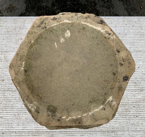 EARLY 20TH CENTURY CARVED PURBECK STONE BIRD BATH - ADDITIONAL PHOTO 3