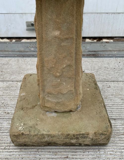 EARLY 20TH CENTURY CARVED PURBECK STONE BIRD BATH - ADDITIONAL PHOTO 4