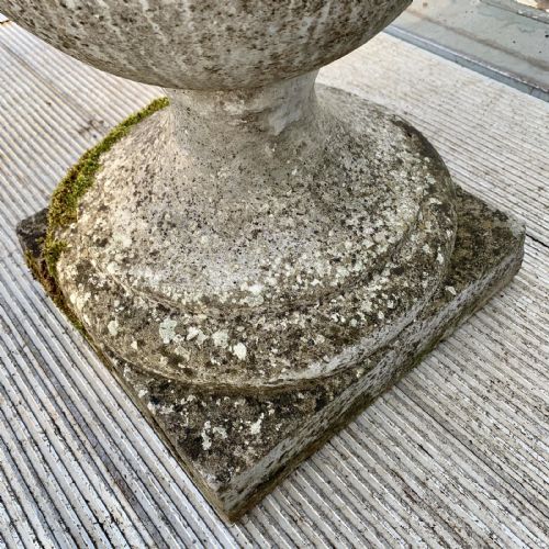 PAIR OF EARLY 20TH CENTURY RECONSTITUTED STONE PILLAR BALLS - ADDITIONAL PHOTO 7