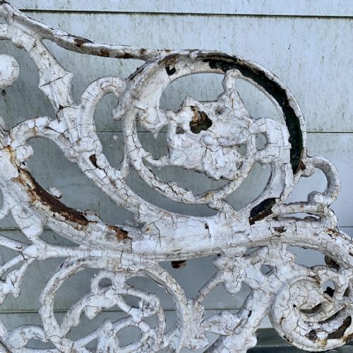 PAIR OF VICTORIAN CAST IRON BENCH ENDS BELIEVED TO BE COALBROOKDALE - ADDITIONAL PHOTO 6