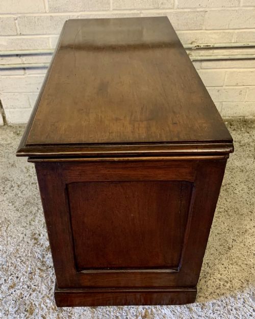 VICTORIAN MAHOGANY DESK TOP FILING CABINET WITH DROP FLAP DRAWERS - ADDITIONAL PHOTO 5