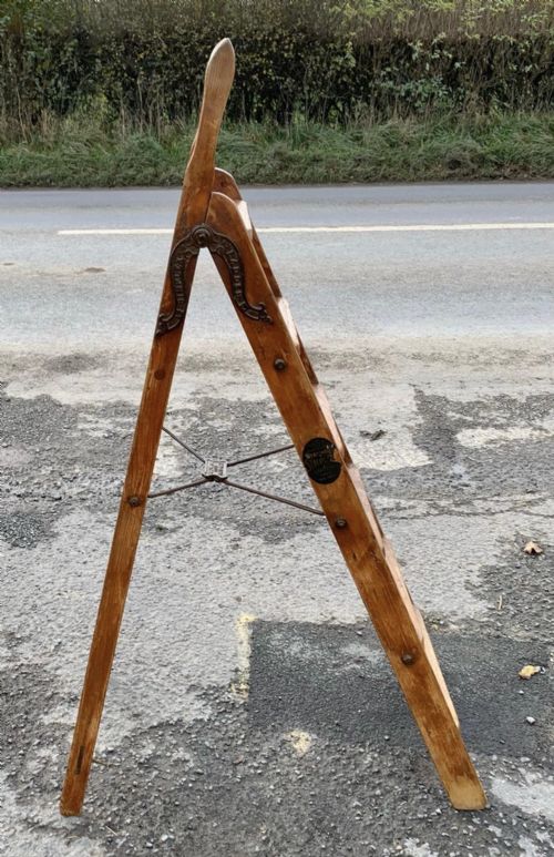 EARLY 20TH CENTURY SIMPLEX STEP LADDER - ADDITIONAL PHOTO 10