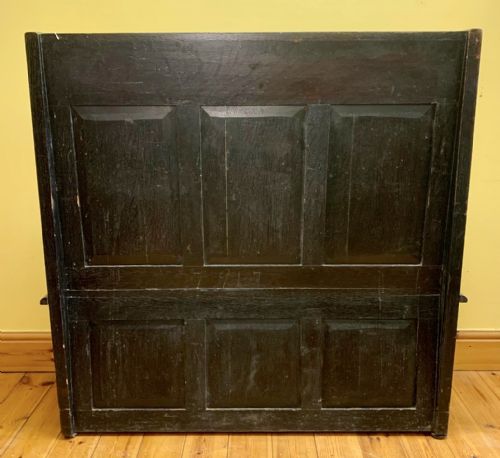 CIRCA 1900 CARVED OAK BENCH - ADDITIONAL PHOTO 10