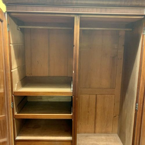 VICTORIAN MAHOGANY 2 DOOR WARDROBE - ADDITIONAL PHOTO 3