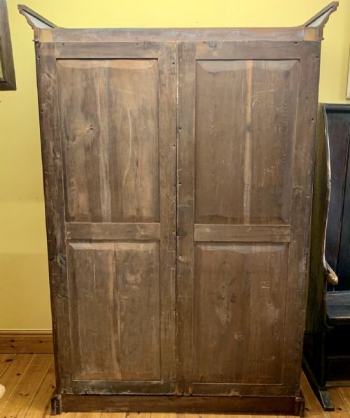VICTORIAN MAHOGANY 2 DOOR WARDROBE - ADDITIONAL PHOTO 12