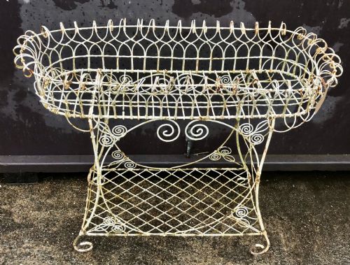 VICTORIAN WIREWORK PLANT STAND - ADDITIONAL PHOTO 1