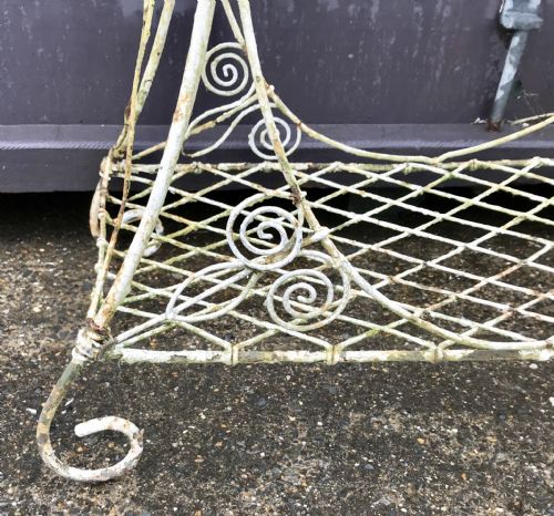 VICTORIAN WIREWORK PLANT STAND - ADDITIONAL PHOTO 5