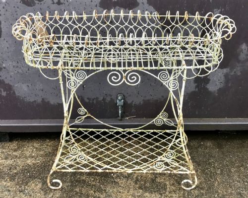 VICTORIAN WIREWORK PLANT STAND - ADDITIONAL PHOTO 10
