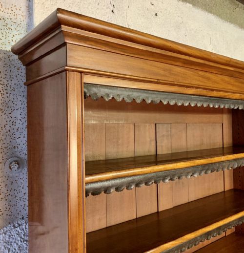 VICTORIAN MAHOGANY BOOKCASE COMPLETE WITH KEY - ADDITIONAL PHOTO 4