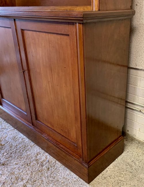 VICTORIAN MAHOGANY BOOKCASE COMPLETE WITH KEY - ADDITIONAL PHOTO 11