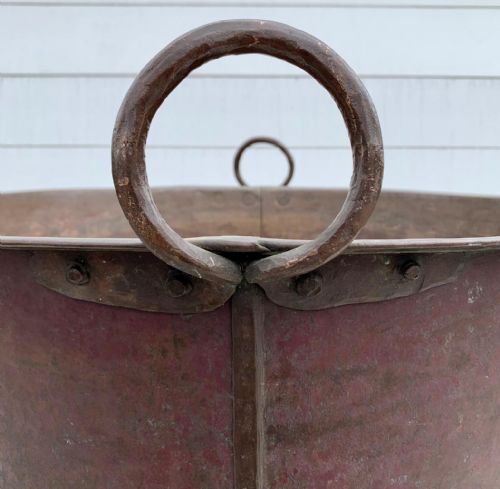 19TH CENTURY CAULDRON ON ASSOCIATED STAND - ADDITIONAL PHOTO 6