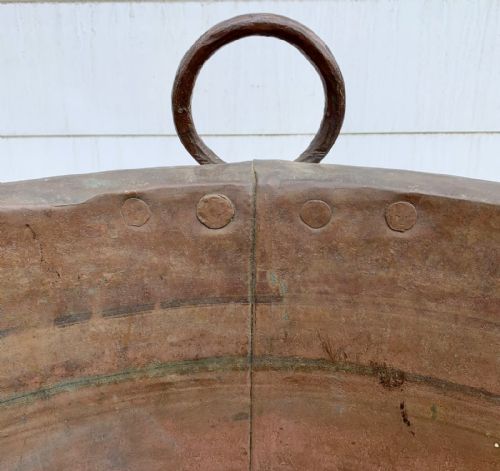 19TH CENTURY CAULDRON ON ASSOCIATED STAND - ADDITIONAL PHOTO 7
