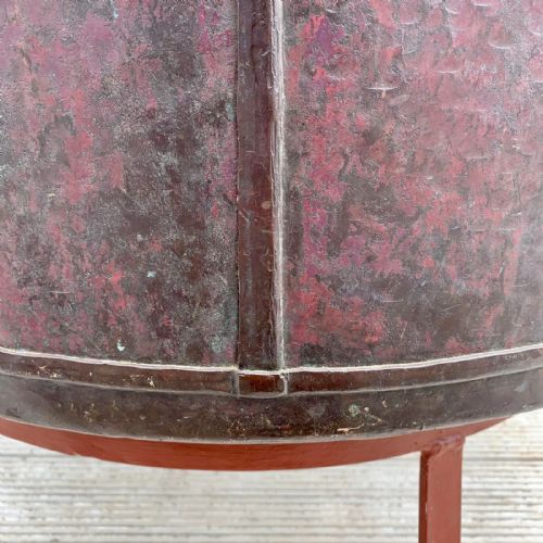 19TH CENTURY CAULDRON ON ASSOCIATED STAND - ADDITIONAL PHOTO 8
