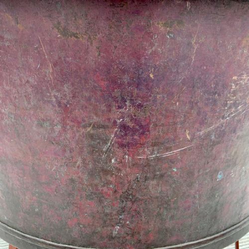 19TH CENTURY CAULDRON ON ASSOCIATED STAND - ADDITIONAL PHOTO 9