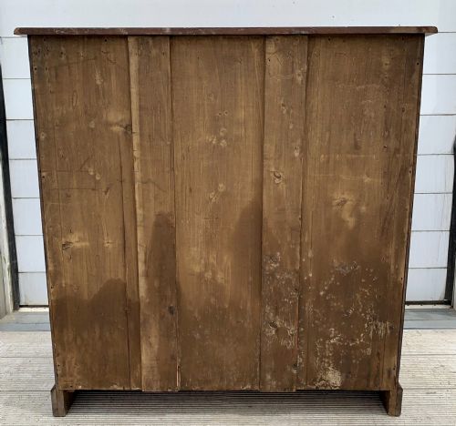 EDWARDIAN MAHOGANY CHEST OF DRAWERS WITH ORIGINAL BRASS HANDLES - ADDITIONAL PHOTO 10