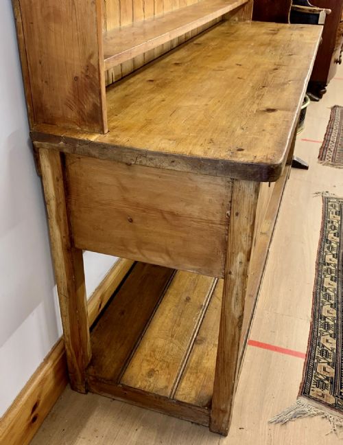 19TH CENTURY PINE POT BOARD DRESSER - ADDITIONAL PHOTO 10