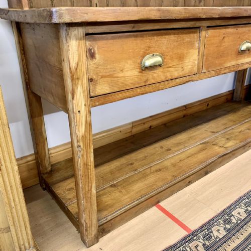 19TH CENTURY PINE POT BOARD DRESSER - ADDITIONAL PHOTO 11