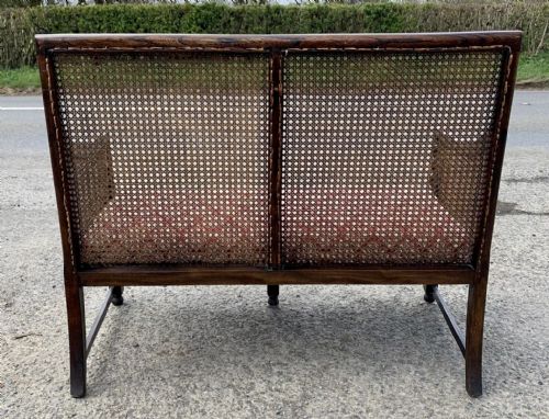 EDWARDIAN OAK BERGERE SUITE - ADDITIONAL PHOTO 7
