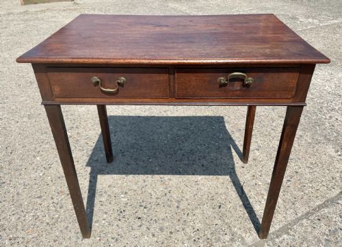 GEORGIAN MAHOGANY SIDE TABLE - ADDITIONAL PHOTO 1