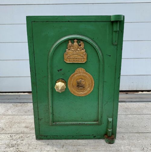 circa 1900 john joseph taunton safe complete with keys - CATEGORY: ANTIQUE MISCELLANEOUS - DATED 1900