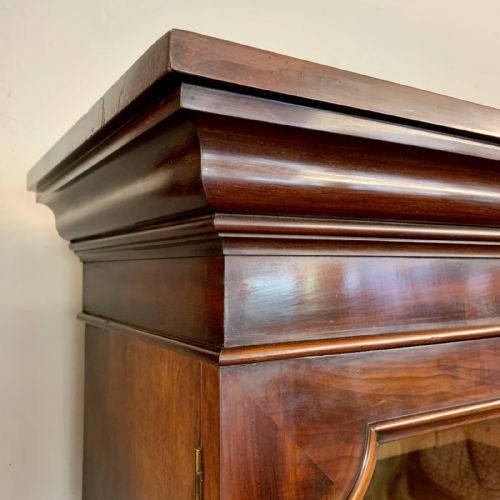 EARLY VICTORIAN 1850 MAHOGANY GLAZED BOOKCASE COMPLETE WITH KEYS - ADDITIONAL PHOTO 11
