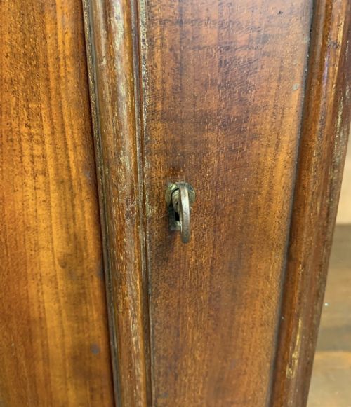 EARLY VICTORIAN 1850 MAHOGANY GLAZED BOOKCASE COMPLETE WITH KEYS - ADDITIONAL PHOTO 12