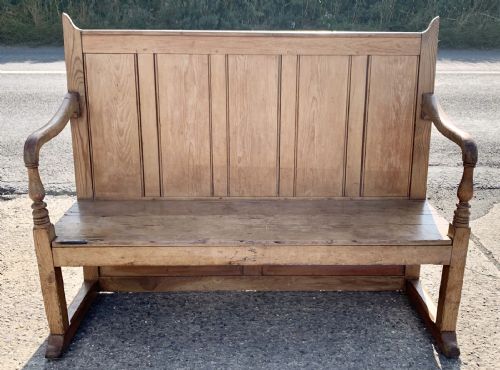 early victorian pine bench - CATEGORY: ANTIQUE FURNITURE - DATED VICTORIAN