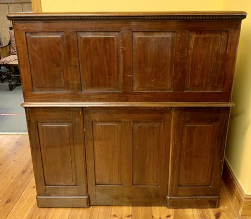 1920'S MAHOGANY ROLL TOP TWIN PEDESTAL DESK COMPLETE WITH ORIGINAL LOCK AND KEY - ADDITIONAL PHOTO 12