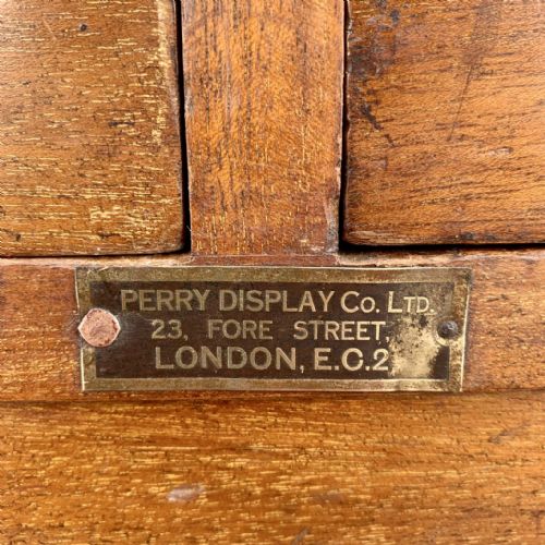 1920 MAHOGANY MILLINERS SHOP COUNTER WITH 4 LARGE DRAWERS - ADDITIONAL PHOTO 7