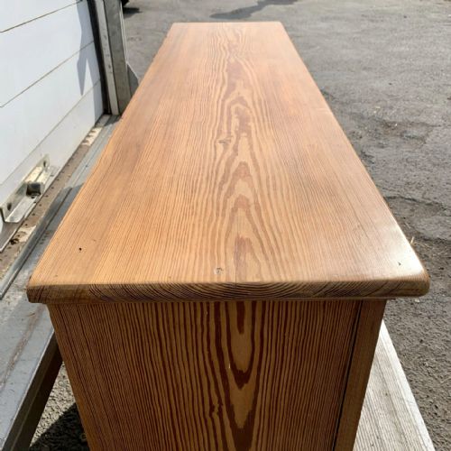 VICTORIAN PITCH PINE SCHOOL CUPBOARD - ADDITIONAL PHOTO 5