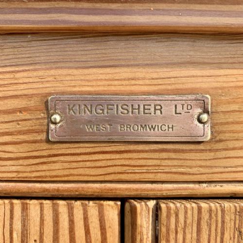 VICTORIAN PITCH PINE SCHOOL CUPBOARD - ADDITIONAL PHOTO 7