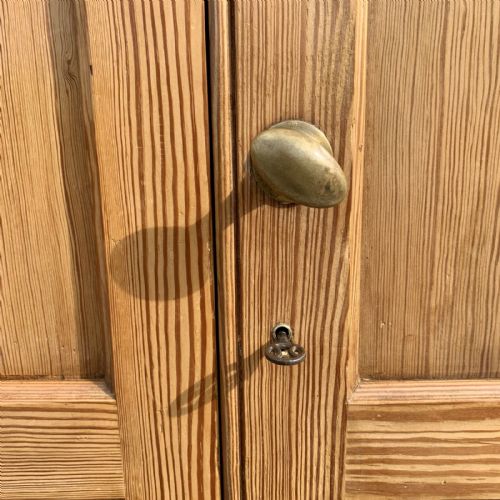 VICTORIAN PITCH PINE SCHOOL CUPBOARD - ADDITIONAL PHOTO 8