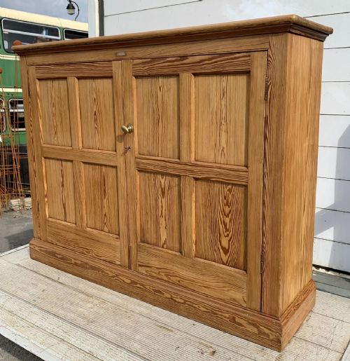 VICTORIAN PITCH PINE SCHOOL CUPBOARD - ADDITIONAL PHOTO 10
