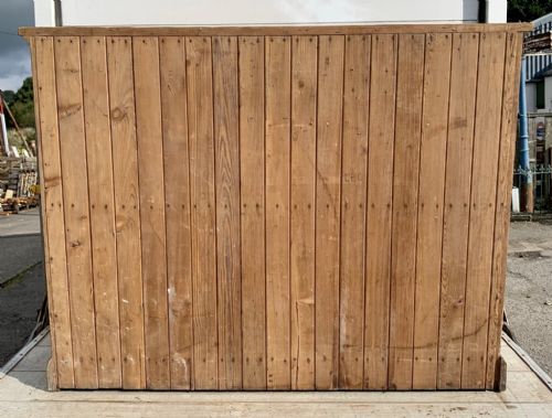 VICTORIAN PITCH PINE SCHOOL CUPBOARD - ADDITIONAL PHOTO 14