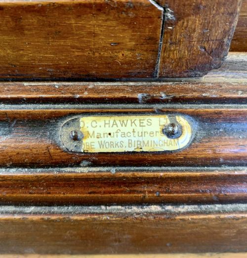 CIRCA 1900 MAHOGANY GLASS SHOP DISPLAY CABINET WITH CADBURY'S CHOCOLATE INSCRIBED TO BASE - ADDITIONAL PHOTO 9