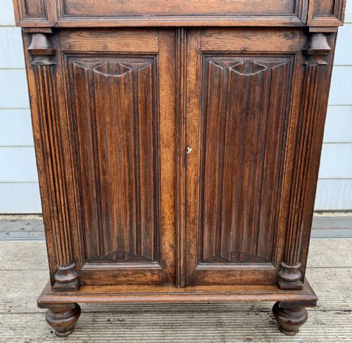 19TH CENTURY OAK CLERKS DESK OR ROSTRUM - ADDITIONAL PHOTO 5