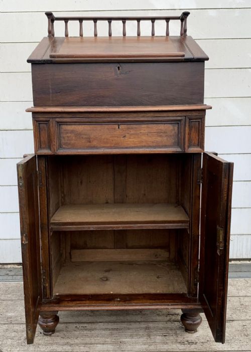 19TH CENTURY OAK CLERKS DESK OR ROSTRUM - ADDITIONAL PHOTO 6