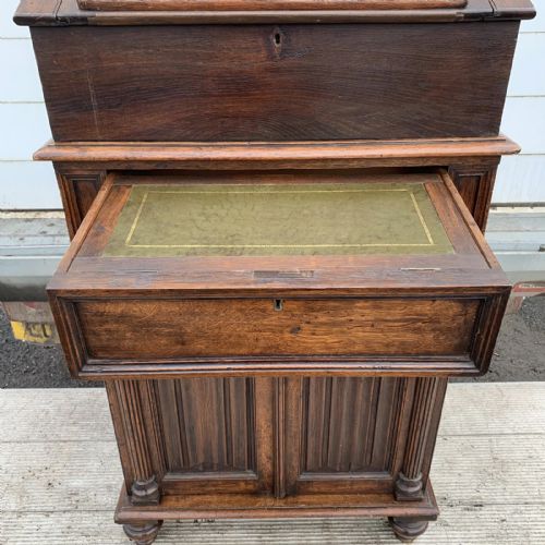 19TH CENTURY OAK CLERKS DESK OR ROSTRUM - ADDITIONAL PHOTO 7