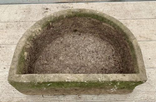 19TH CENTURY SANDSTONE D END TROUGH - ADDITIONAL PHOTO 5