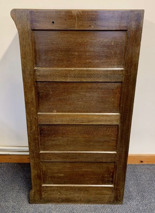 EARLY 20TH CENTURY OAK GLOBE WERNICKE 3 DRAWER FILING CABINET WITH ALL ORIGINAL HARDWARE - ADDITIONAL PHOTO 11