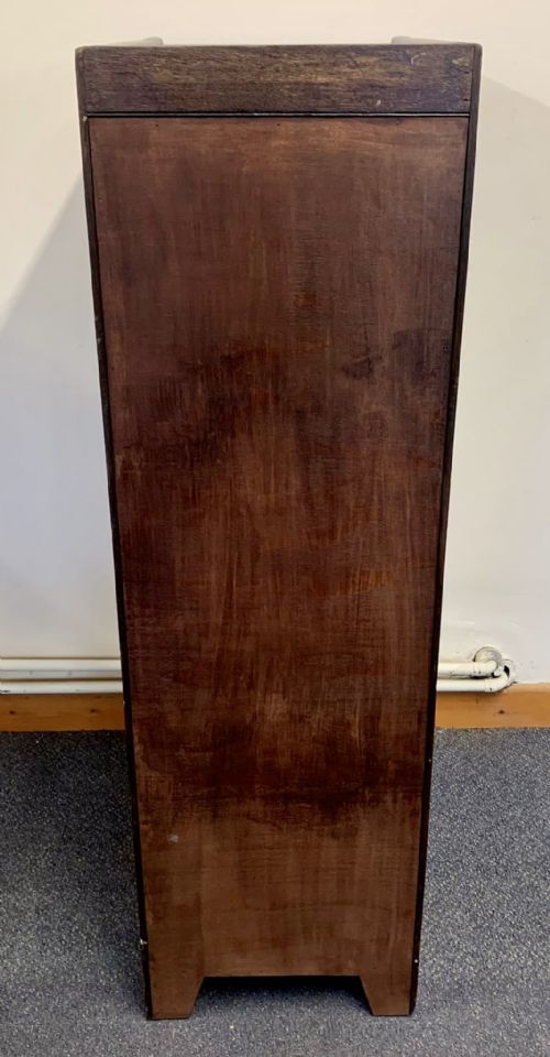 EARLY 20TH CENTURY OAK GLOBE WERNICKE 3 DRAWER FILING CABINET WITH ALL ORIGINAL HARDWARE - ADDITIONAL PHOTO 12