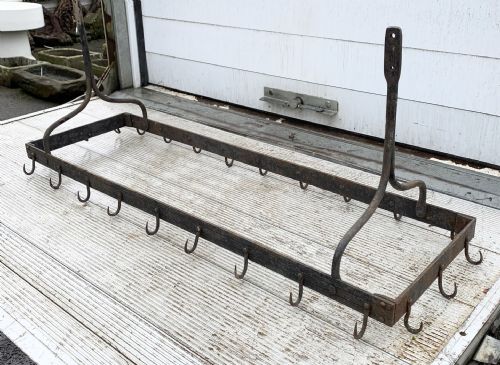 19TH CENTURY BLACKSMITH MADE HANGING GAME HOOKS - ADDITIONAL PHOTO 1